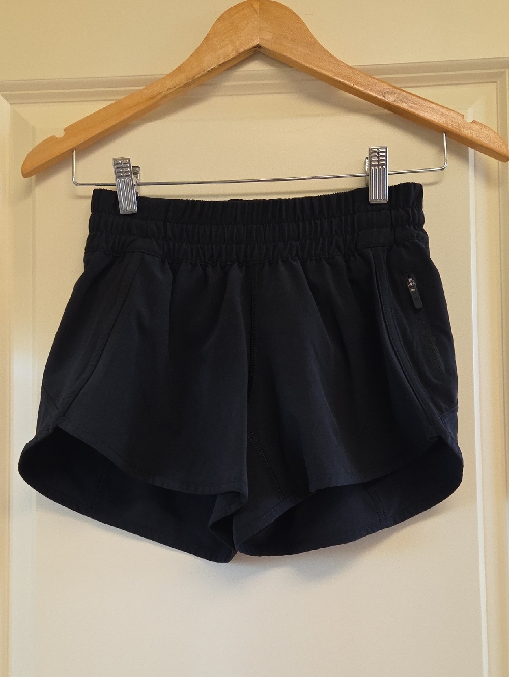 lululemon athletica Black Athletic Shorts with Elastic Waist